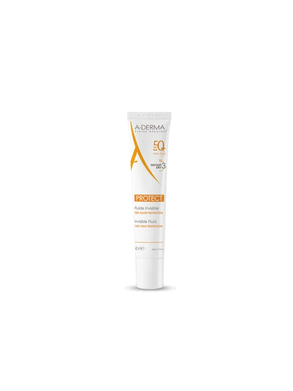 A-DERMA PROTECT FLUIDE INVISIBLE SPF 50+ 40ML