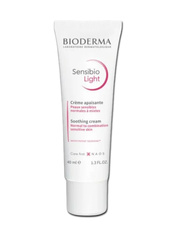 sensibio light creme apaisante hydratante peaux sensibles bioderma