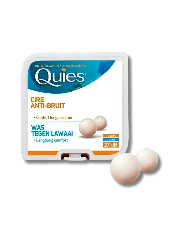 QUIES - CIRE NATURELLE BOITE DE 6