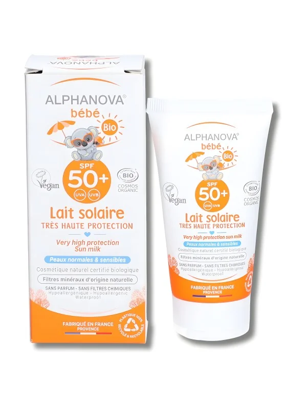 ALPHANOVA - ECRAN BEBE LAIT SOLAIRE BIO SPF50+ 50GR