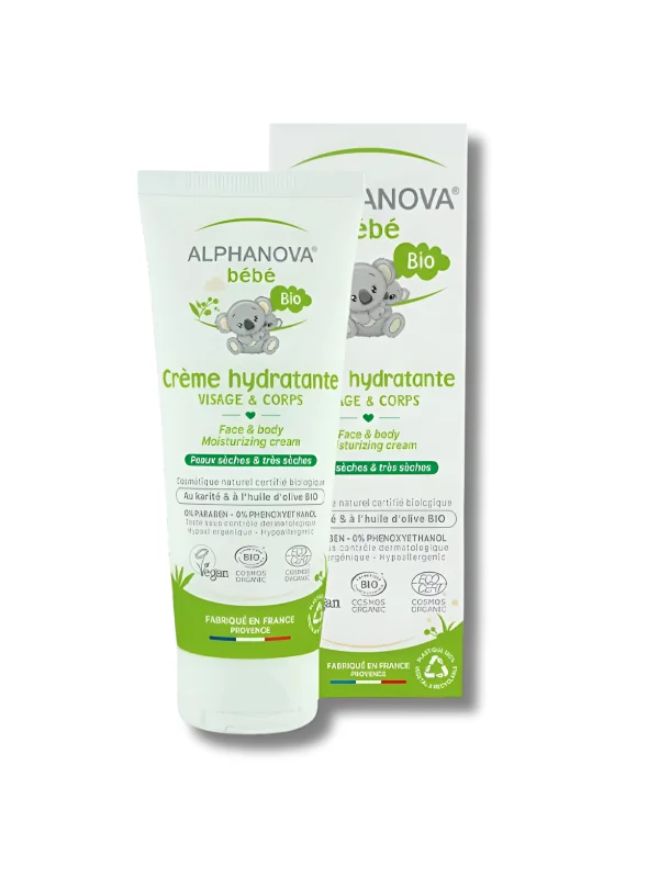 ALPHANOVA BEBE BIO - CREME HYDRATANTE VISAGE & CORPS 75ML