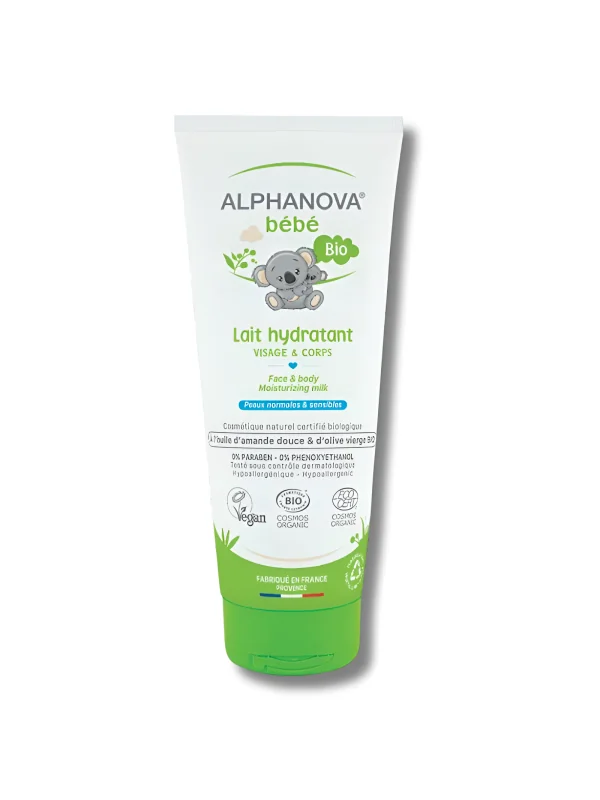 ALPHANOVA BEBE BIO - LAIT HYDRATANT VISAGE & CORPS 200ML