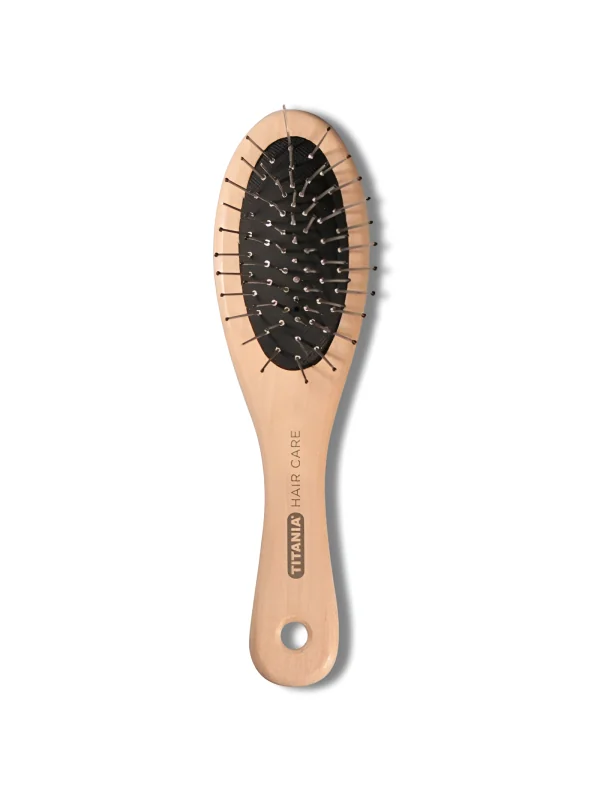 TITANIA - BROSSE BOIS DE MASSAGE 7 RANGEES 18 CM 2824