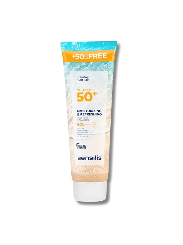 SENSILIS - GEL CREME HYDRATANT RAFRAICHISSANT SPF50+ 250ML