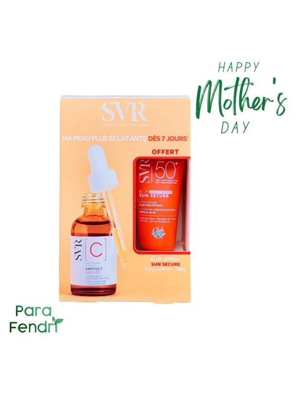 SVR - AMPOULE ANTI-OX VIAMINE C + BLUR SUN SECURE SPF50+ 15ML OFFERT