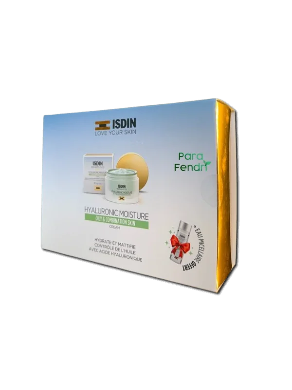 ISDIN - COFFRET : CREME HYDRATANTE PEAUX GRASSES ET MIXTE 50G + EAU MICELLAIRE 30ML OFFERTE