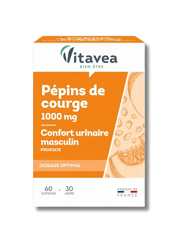VITAVEA - PEPINS DE COURGE 1000MG 60 CAPSULES