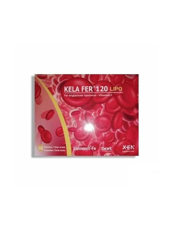XEN KELA FER 120 LIPO 30 GELULES