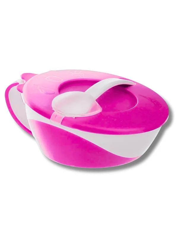 CANPOL BABIES - BOL ROSE 350 ML + CUILLERE 31/406