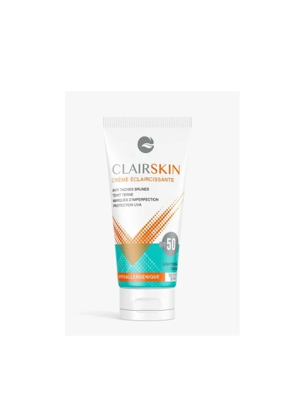 Roncey Clairskin - Crème Solaire éclaircissante effet bonne mine 50ml spf50+