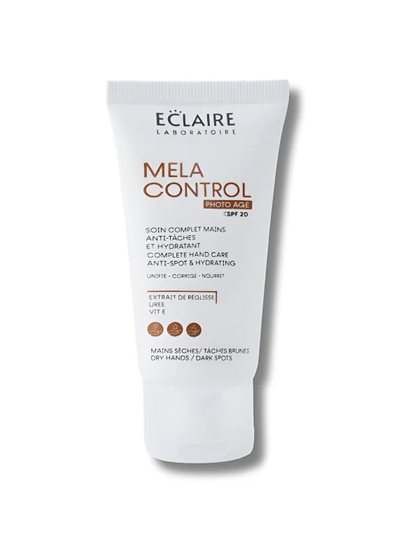 ECLAIRE MELA CONTROL - CREME MAINS SPF20 ANTI AGE ANTI TACHES 50ML