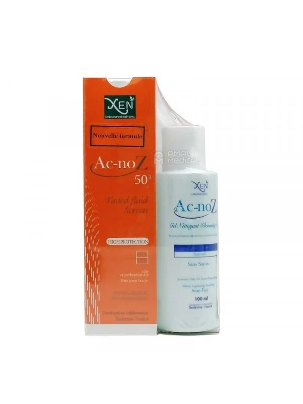 XEN AC-NOZ ECRAN TEINTÉ SPF50+ + AC-NOZ GEL 100 ML OFFERT