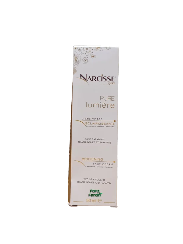 Narcisse Gold pure lumiere creme visage ECLAIRCISSANTE