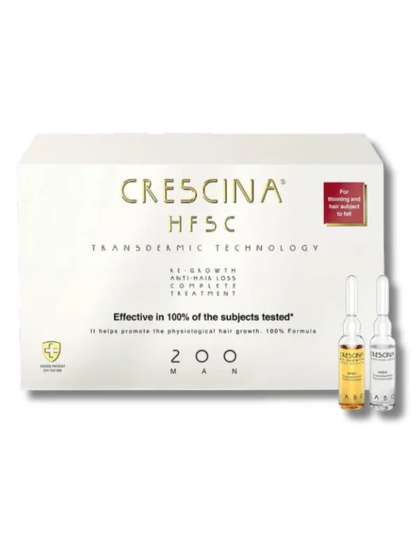 CRESCINA TTT COMPLET (ANTI CHUTE+REPOUSSE) 200 HOMME 10 +10 AMPOULES