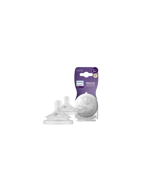 AVENT - LOT DE 2 TETINES NATURAL RESPONSE +0MOIS