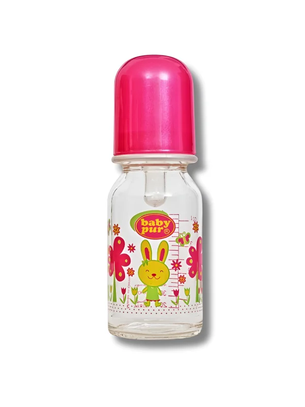 BABY PUR - BIBERON EN VERRE THERMORESISTANT 120ML