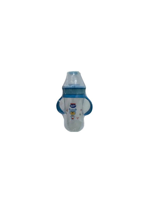 BABY PUR - BIBERON PP LARGE COUVERCLE TORSADE ET ANSES 250ML