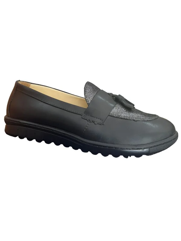 STI LIGHT - DERBIES ORTHOPEDIQUES FEMMES NOIRS