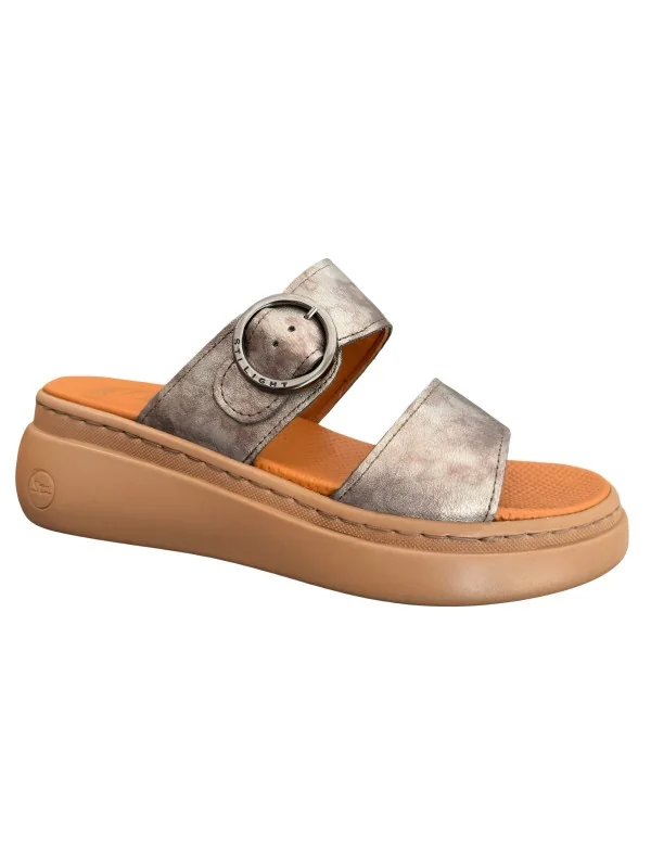 STI LIGHT - CLAQUETTES ORTHOPEDIQUES MARRON FEMME